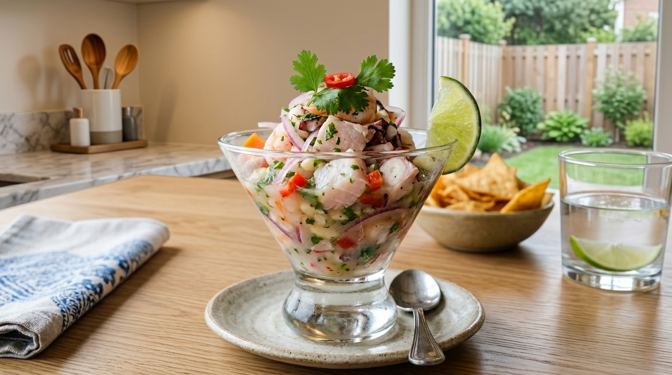 Ceviche – peruansk limemarinerad fisk